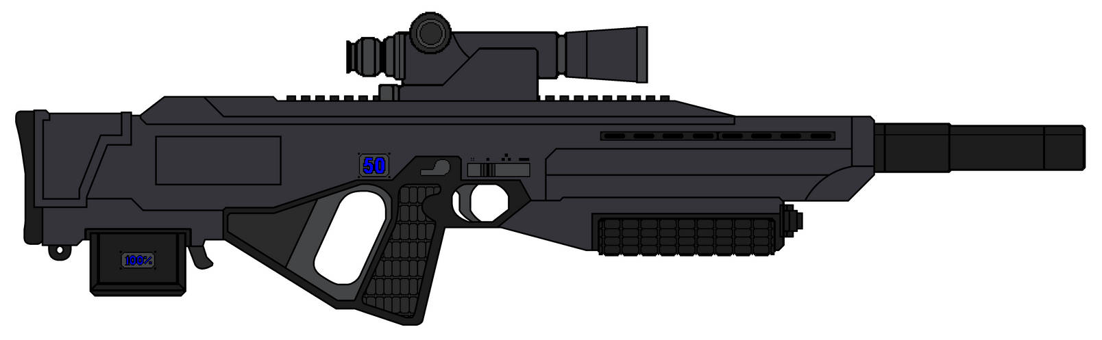 Tech Rifles Deviantart ALG32 Laser Rifle by ShawnPleil on DeviantArt