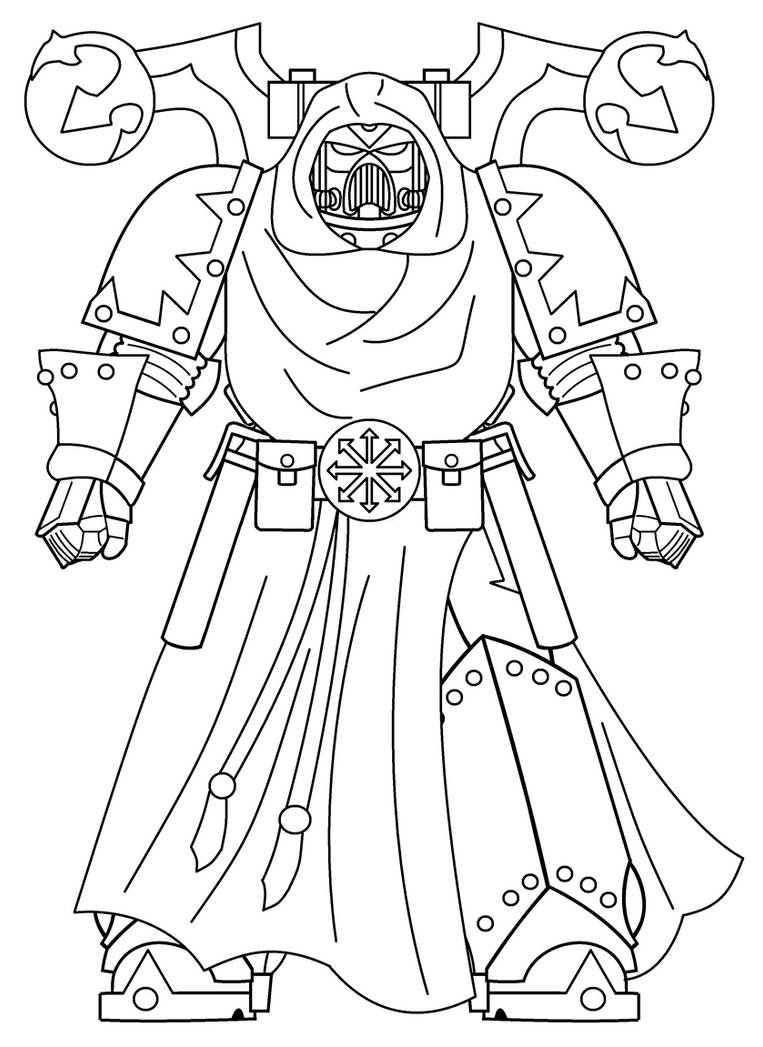 Chaos Space Marine Template 8 by ShawnPleil on DeviantArt