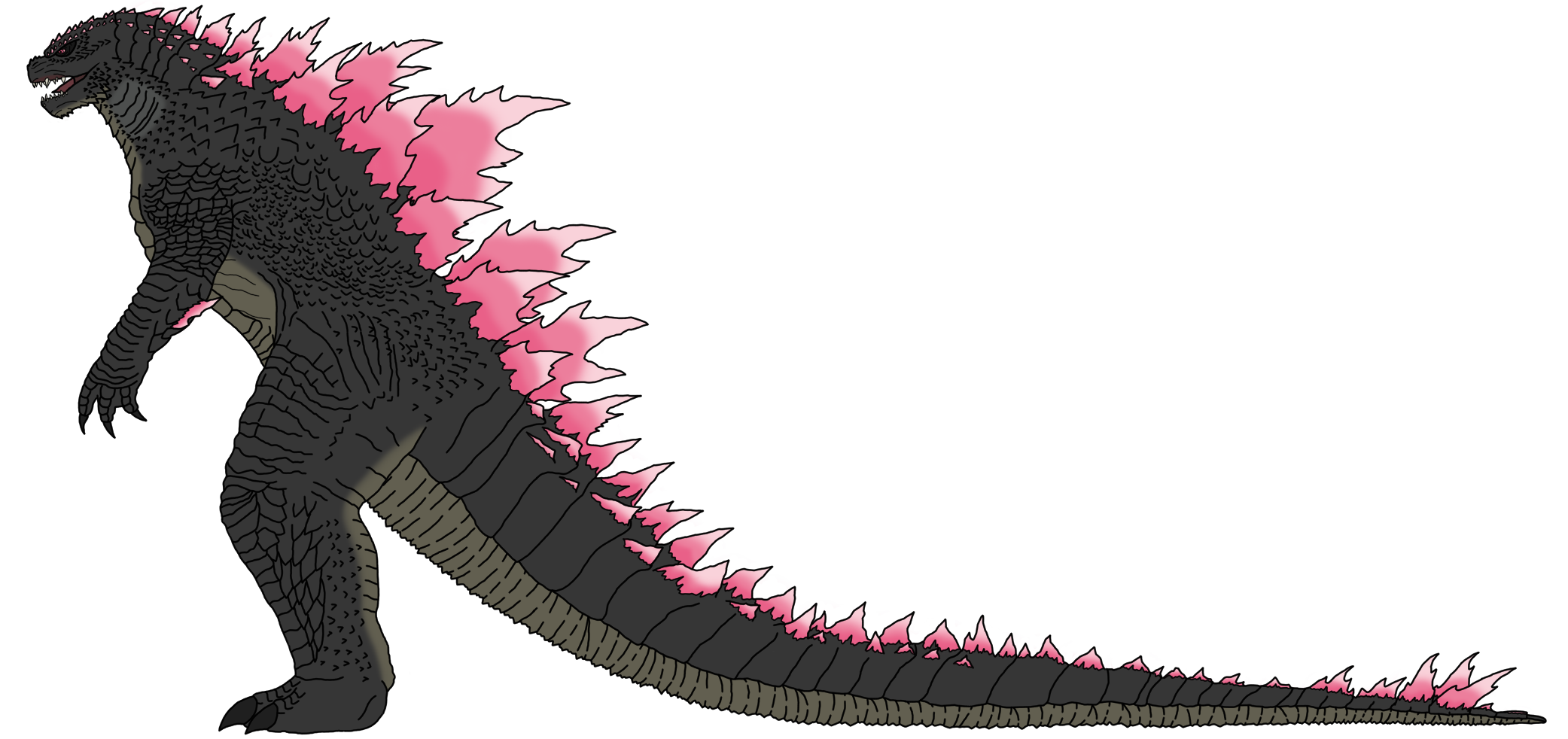 Definitive MV Godzilla Design (Evolved Version) by Goji1999 on DeviantArt