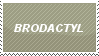 Brodactyl Stamp