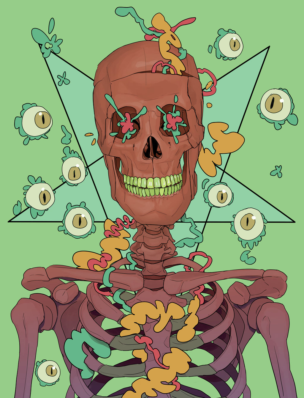 Skeleton by TrashedOpossom on DeviantArt