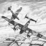 Messerschmitt BF110C Zerstorer Drawing