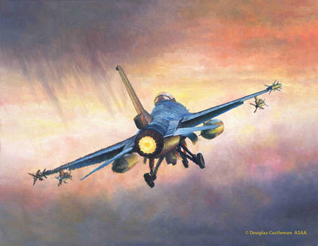 F-16 In Afterburner
