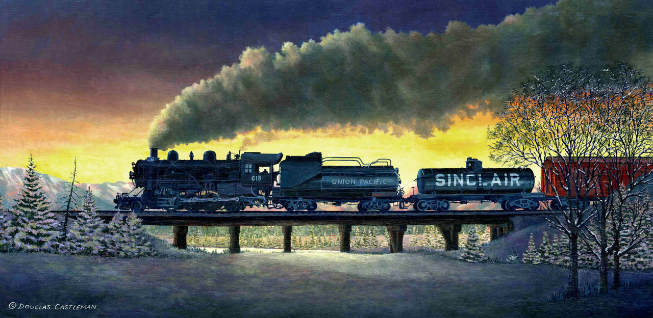 Locomotive In Winter by DouglasCastleman on DeviantArt