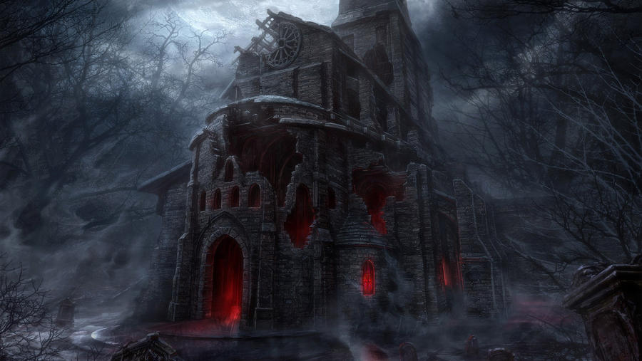 Demon Ritual Building temple demonic ruins by PabloQ on DeviantArt