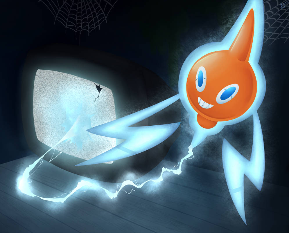 Rotom by UndeadFae on DeviantArt