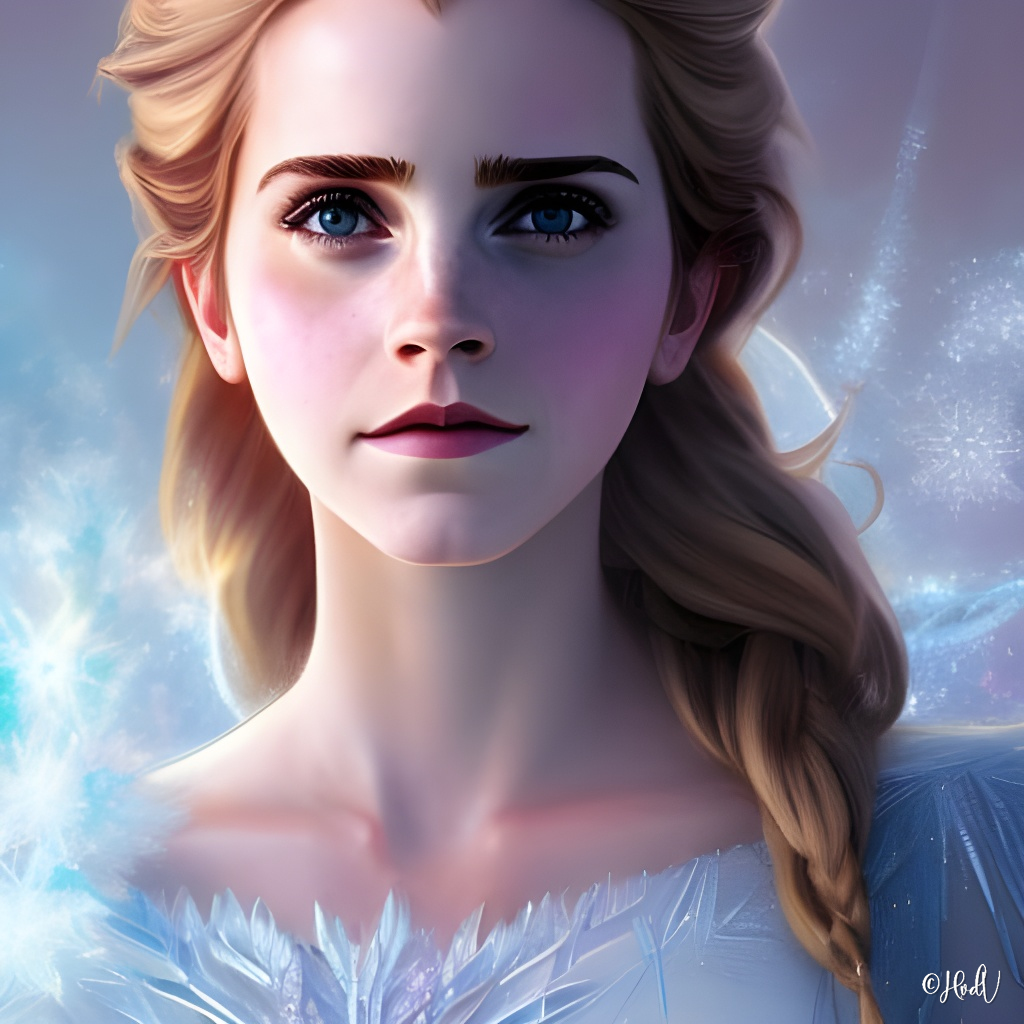 Emma Watson ( Elsa ) by Heidje72 on DeviantArt