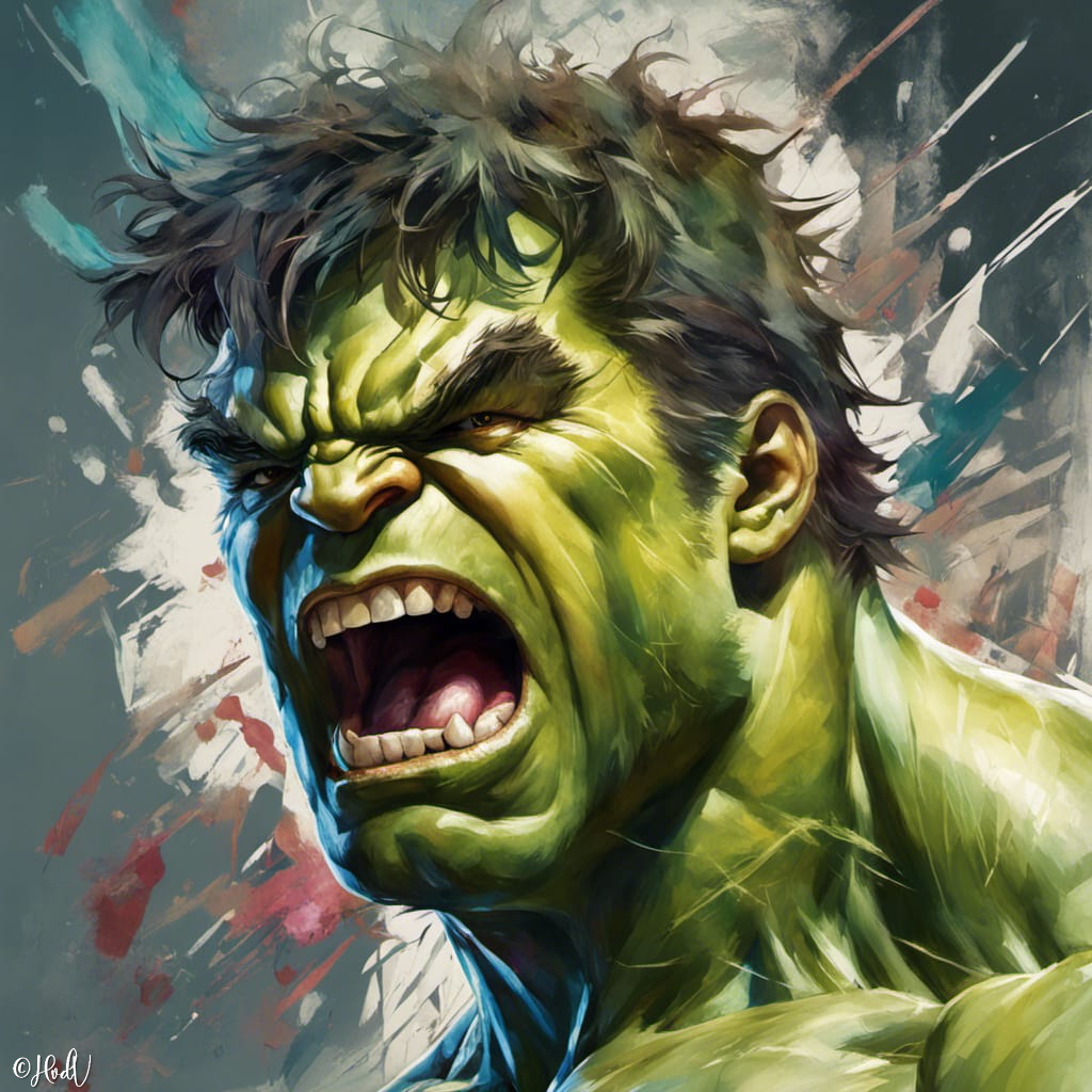 Hulk Self Control Angry Hulk by Heidje72 on DeviantArt