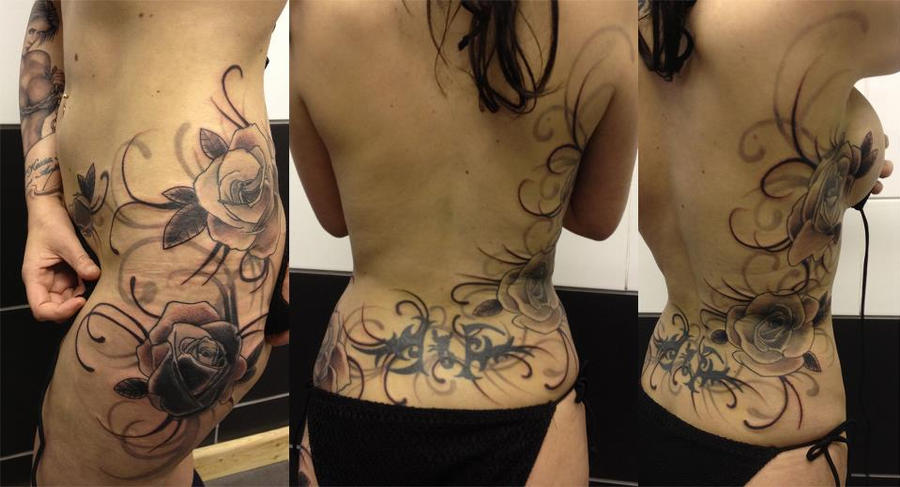 Roses (2 cover ups in there)