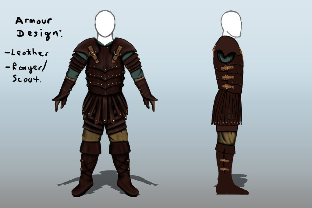 Leather Armour Design - For a Scout or Ranger