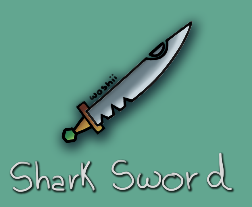 Shark Sword by nagoreina on DeviantArt