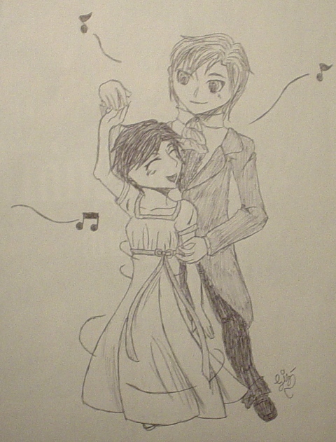 Tamaki and Haruhi Dance