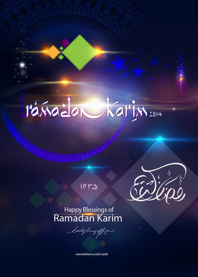 Happy Blessings of Ramadan Karim 2014