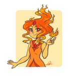 Flame Princess by LiliumNya