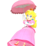 Super Princess Peach 3D render (3)