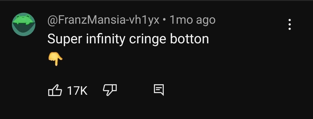 Cringe Button Tutorial Cringe button = Begging for likes. by Stephen97Roblox on DeviantArt