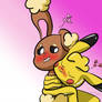 MetaMon- Pikachu x Buneary