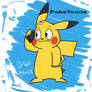 Pikachu on the phone- PokeToons