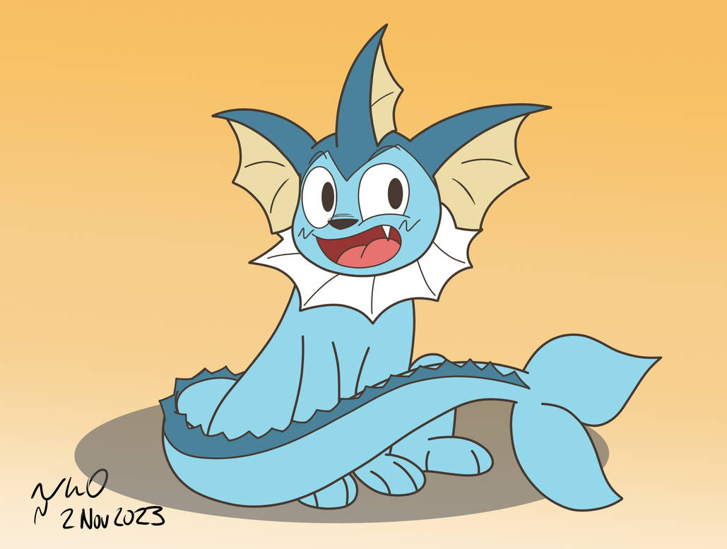 Vapthe Fish Vappie Vap Vap the water doggo fish thing by JLo-Buizel on DeviantArt