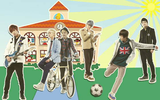 TEEN TOP in school