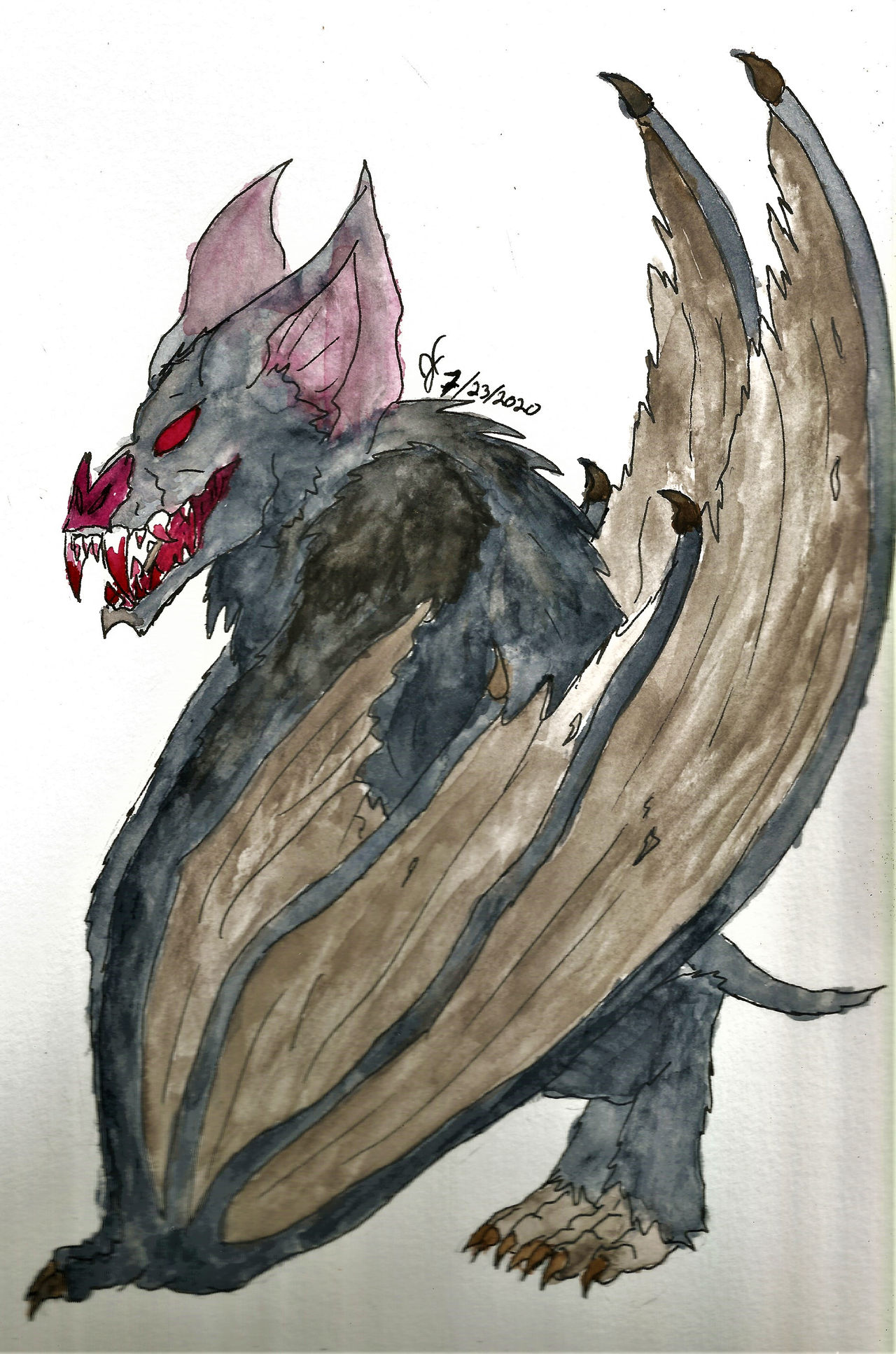 Bat Riding Deviantart Bat Monster by DragonTamerArt on DeviantArt