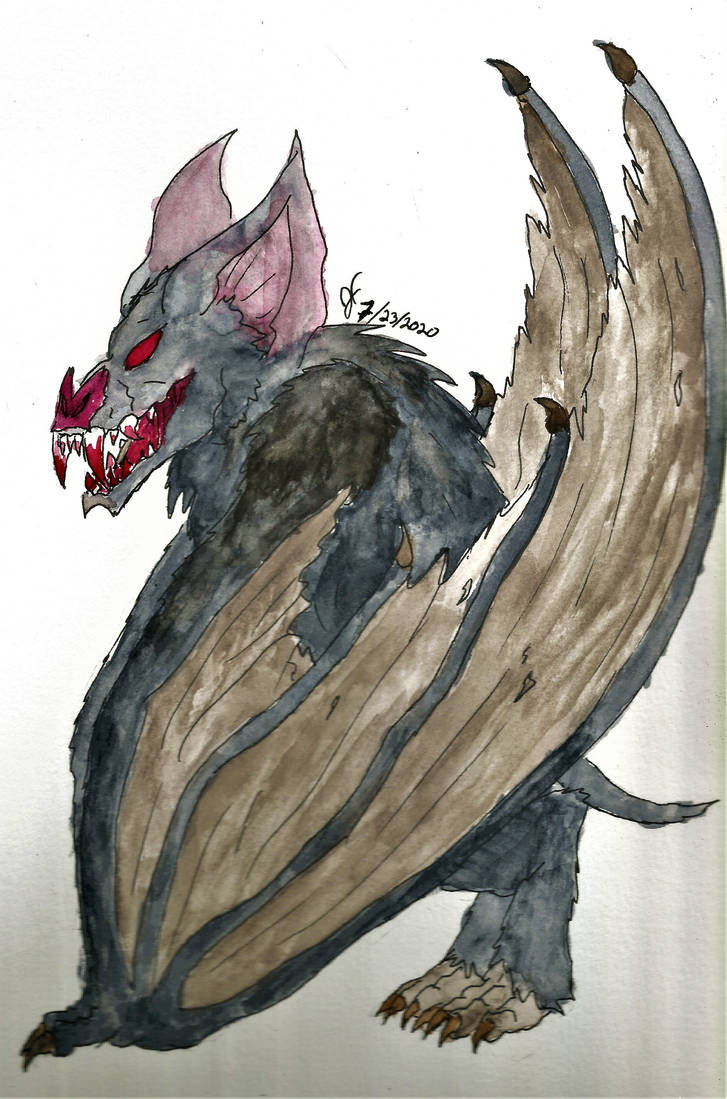 Bat Monster by DragonTamerArt on DeviantArt