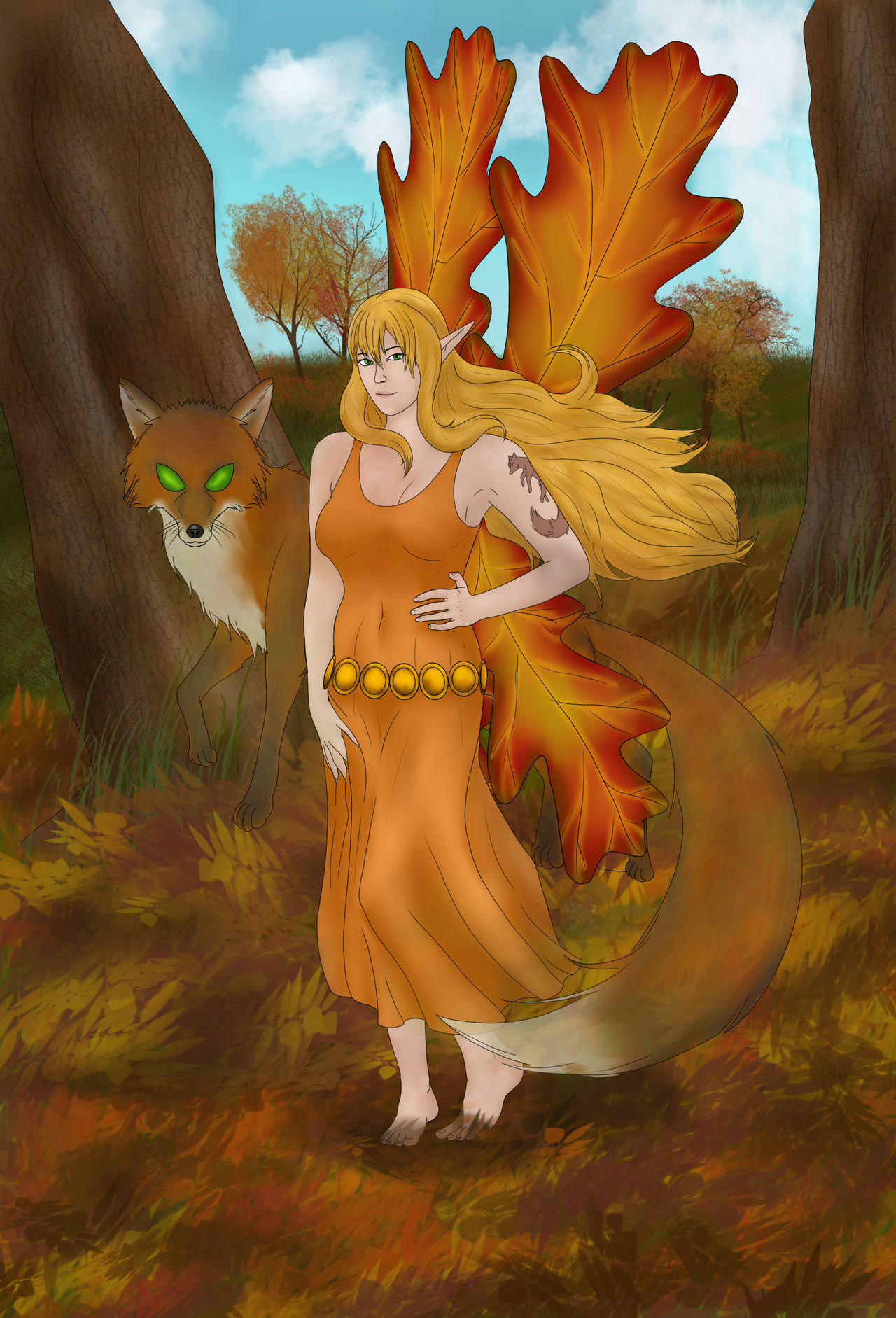 Deviantart Fall Day 15 Fall by DragonTamerArt on DeviantArt