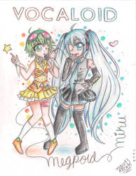 Gumi and Miku