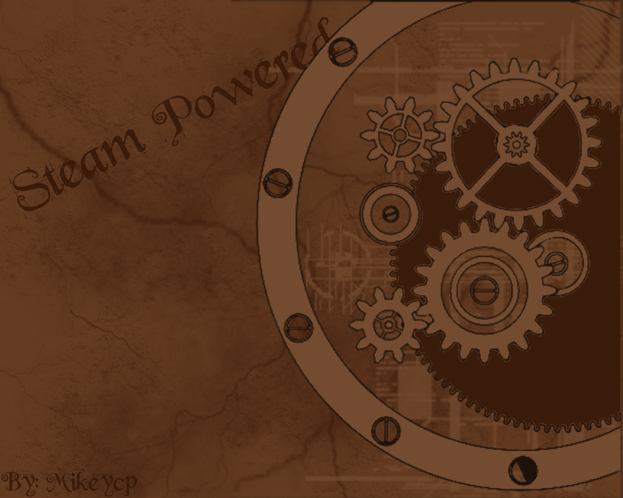 Steampunk Clockwork Wallpaper