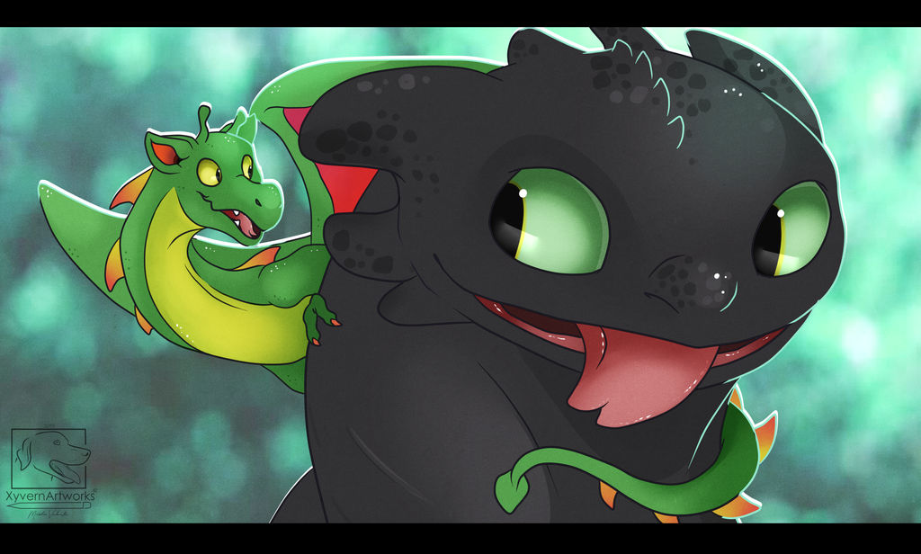 Rooth Less Toothless Toothless Meets Toothless! by XyvernArtworks on DeviantArt