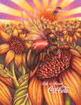 coca cola bees by reelphine