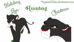 Holiday Lion: Christmas: Humbug :D