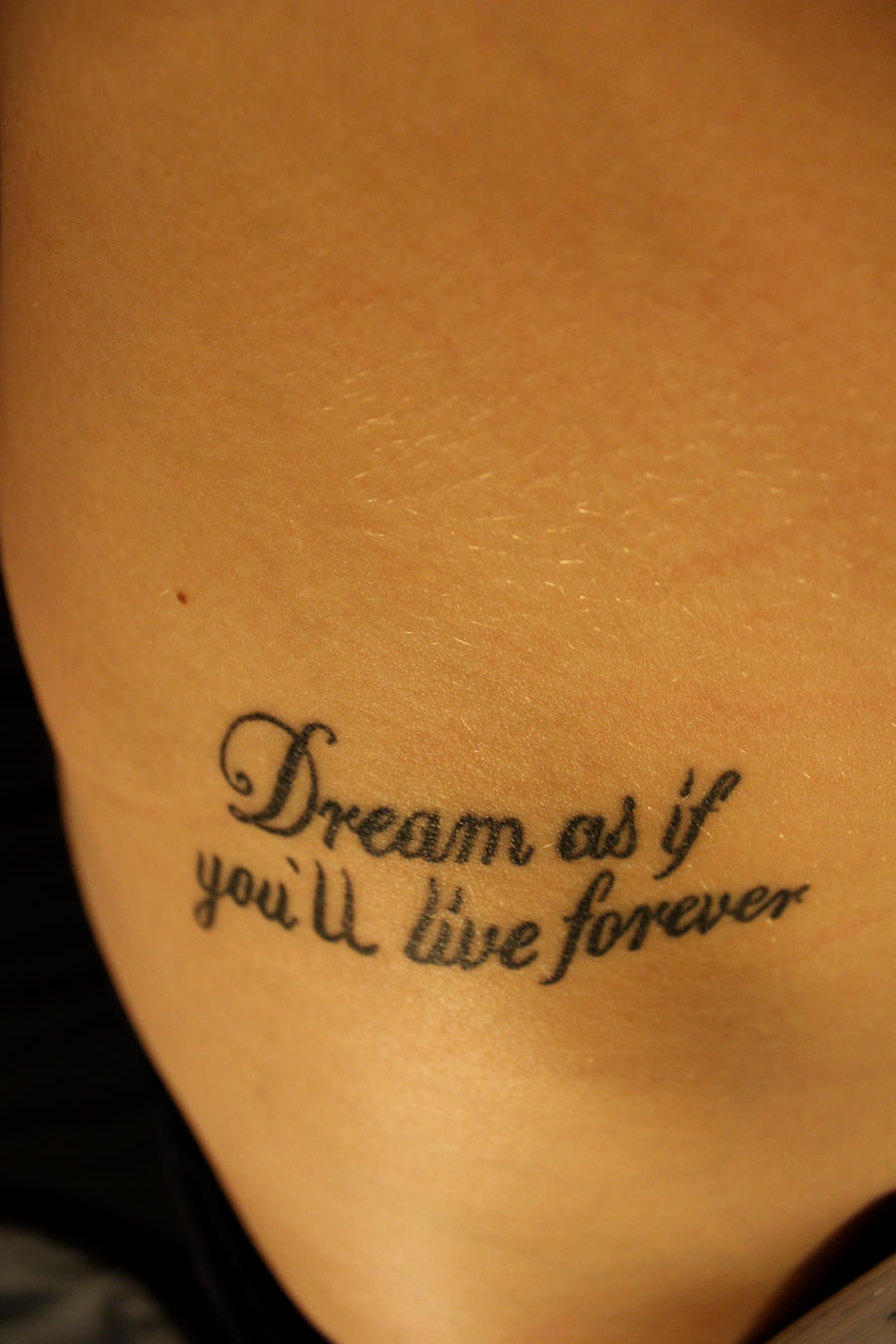 James Dean Quote Tattoo