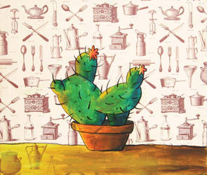 cactus in cucina