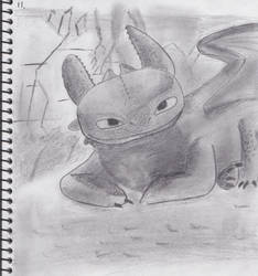 Toothless-drawing 11