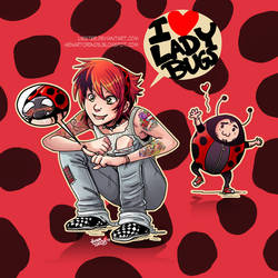 I love lady bugs by HenarTorinos