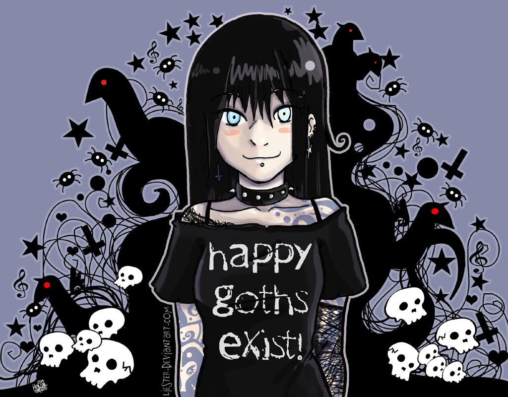 Happy Goths Exist By Henartorinos On Deviantart Happy Goths Exist By Henartorinos On Deviantart