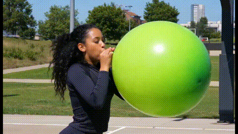 T Inflation Animation Even more extreme balloon inflation animations by OttoVonBismor on ...