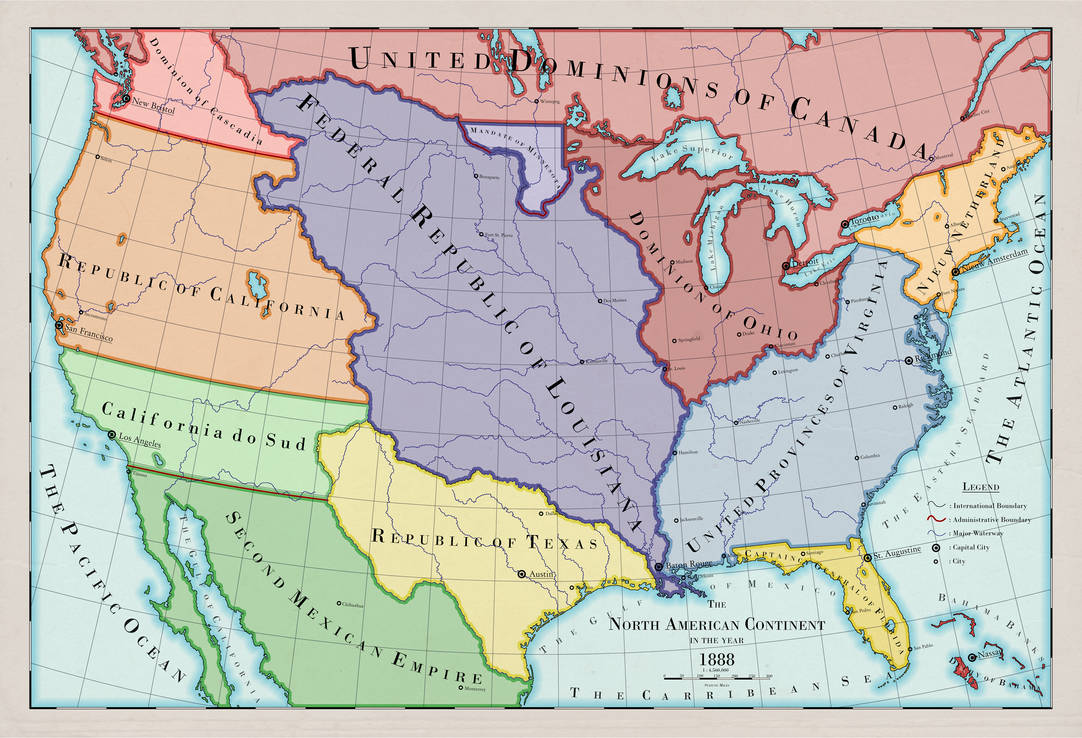 North America, 1888 by DukeTheos on DeviantArt