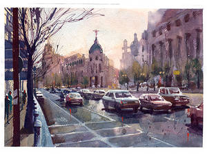 watercolor - Madri