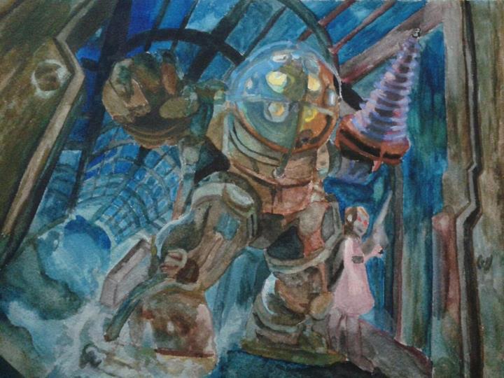 Bioshock Watercolor By Zackmartin1204 On Deviantart