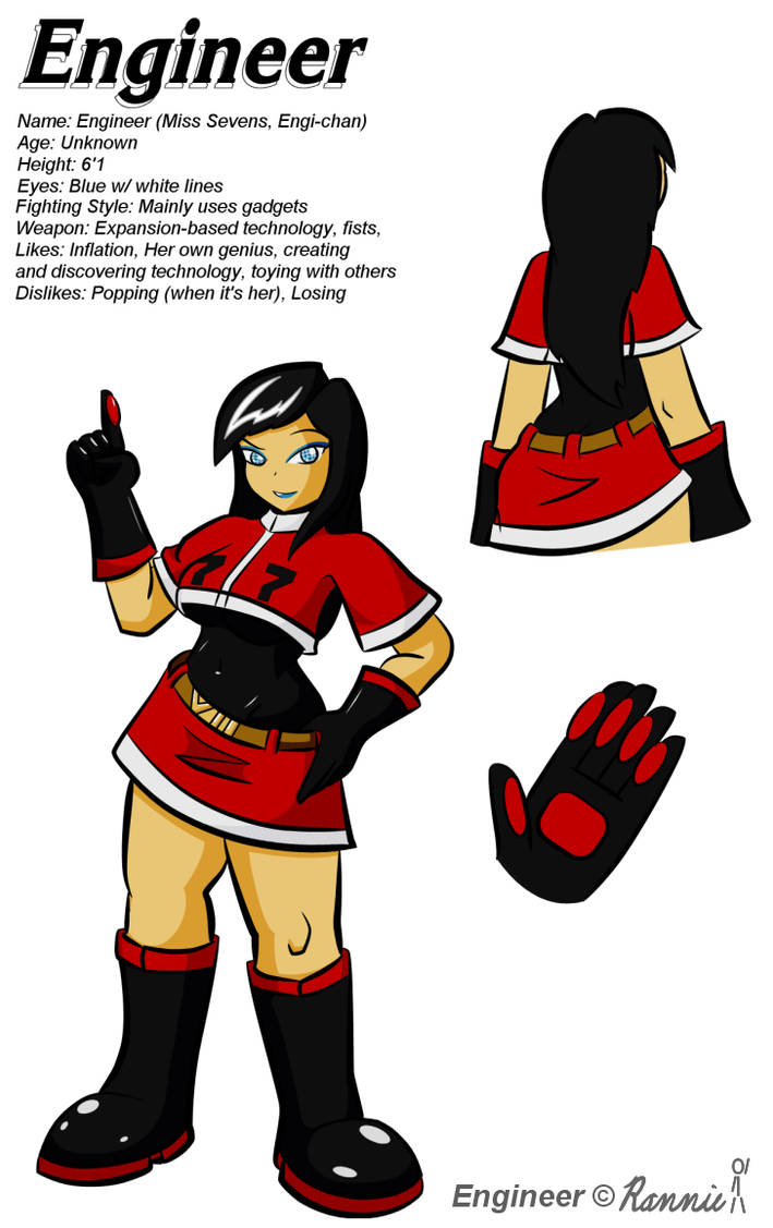 Engineer Reference Sheet by KonekoRyu on DeviantArt