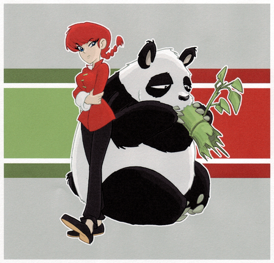 ranma and panda by DC-Miller on DeviantArt