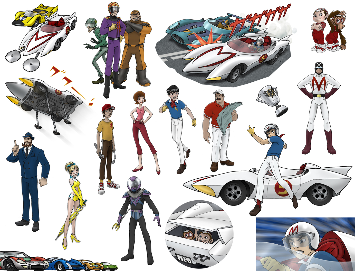 Speed Racer Anthropomorphic speed racer misc... by DC-Miller on DeviantArt