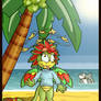 Cartoony Ichtaca vs coconut XD