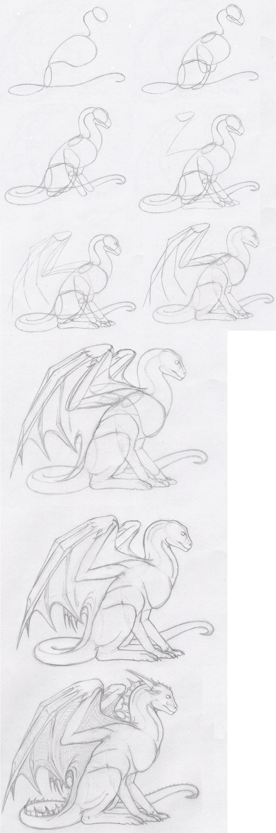 Dragon Sitting Tutorial