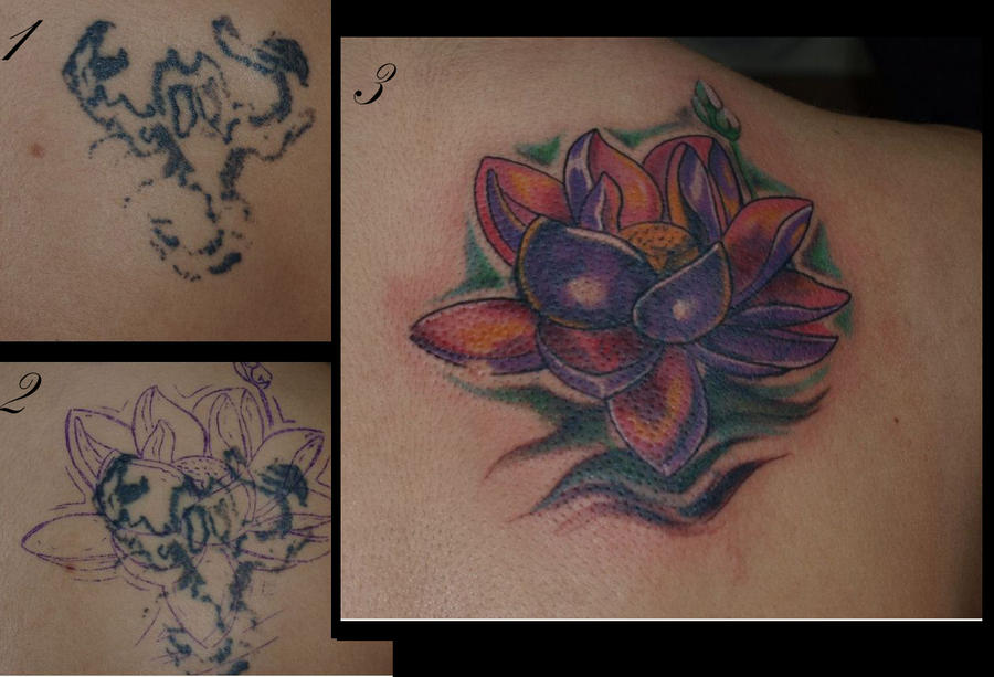 lotus flower cover up by zombthc on DeviantArt.