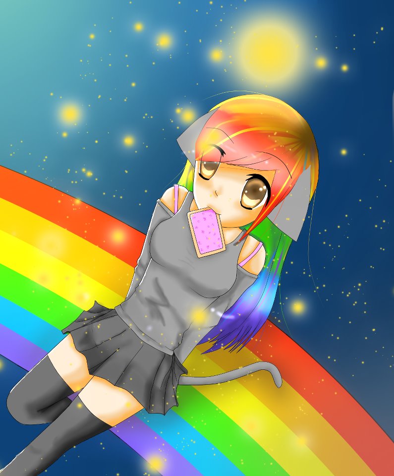 Nyan Cat Inspired Girl