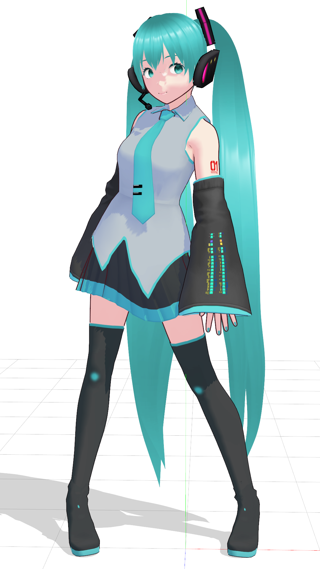Hatsune Miku MMD MODEL DL by YinP on DeviantArt