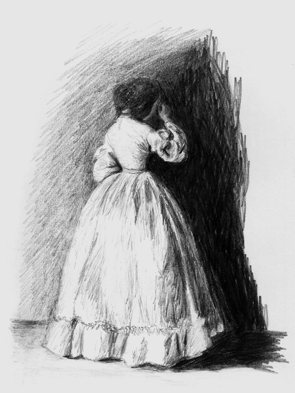 Sketch of a Victorian Girl